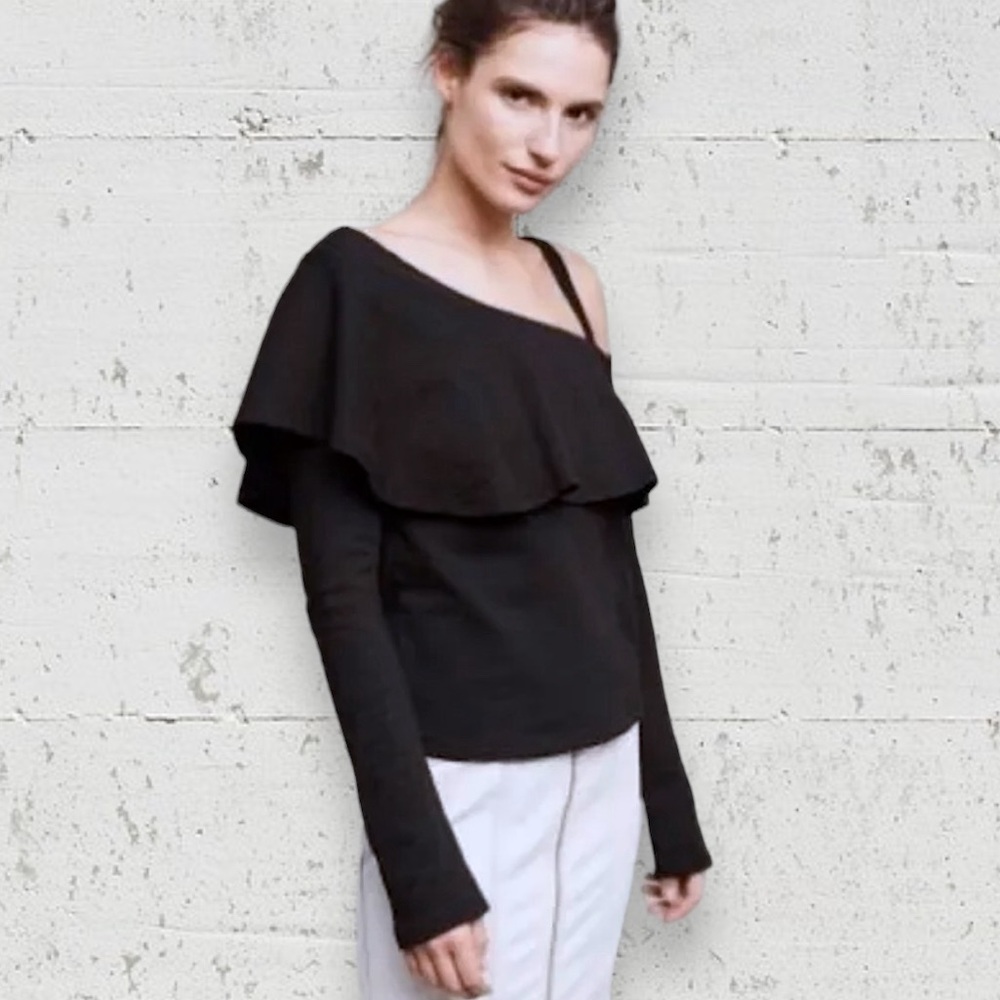 Anthropologie 9-h15 Stcl Off The Shoulder Ruffle Top